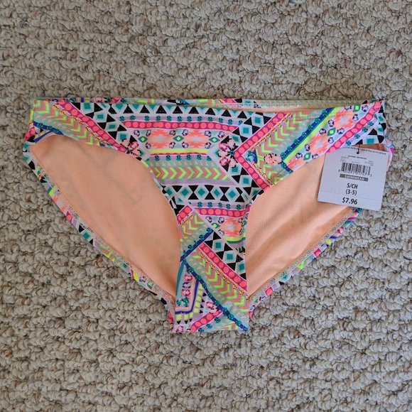 Summer Swim Bikini Bottom Bright Colors Brand New - Picture 1 of 9